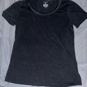 Plain black t-shirt
